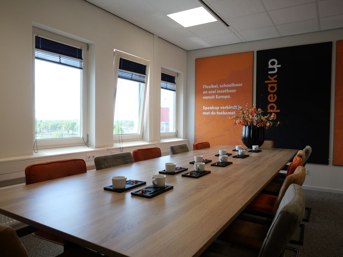 De vergaderzaal van speakup